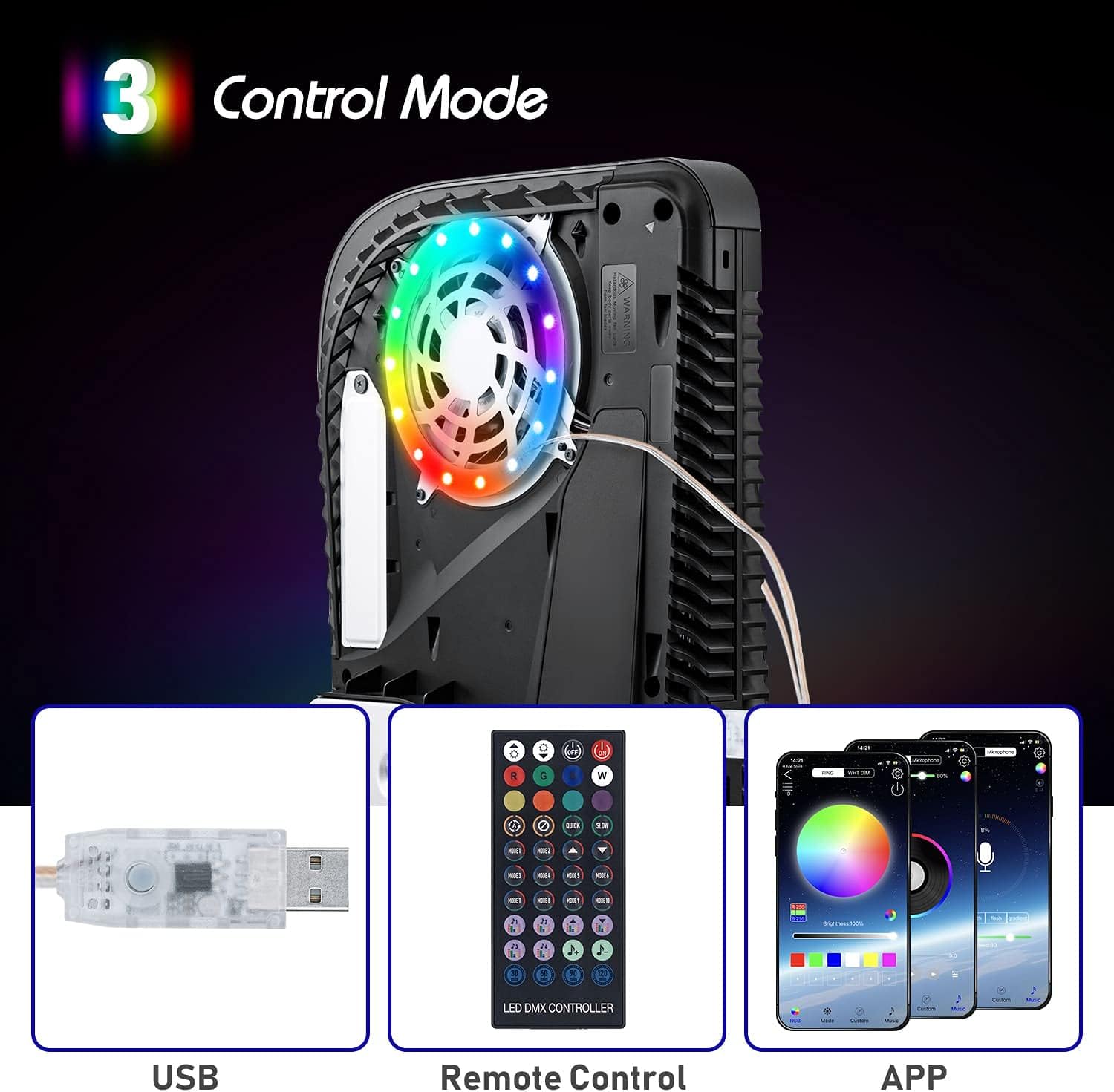 Sony Console Ps5 Slim - RGB LED Light Strip For PS5