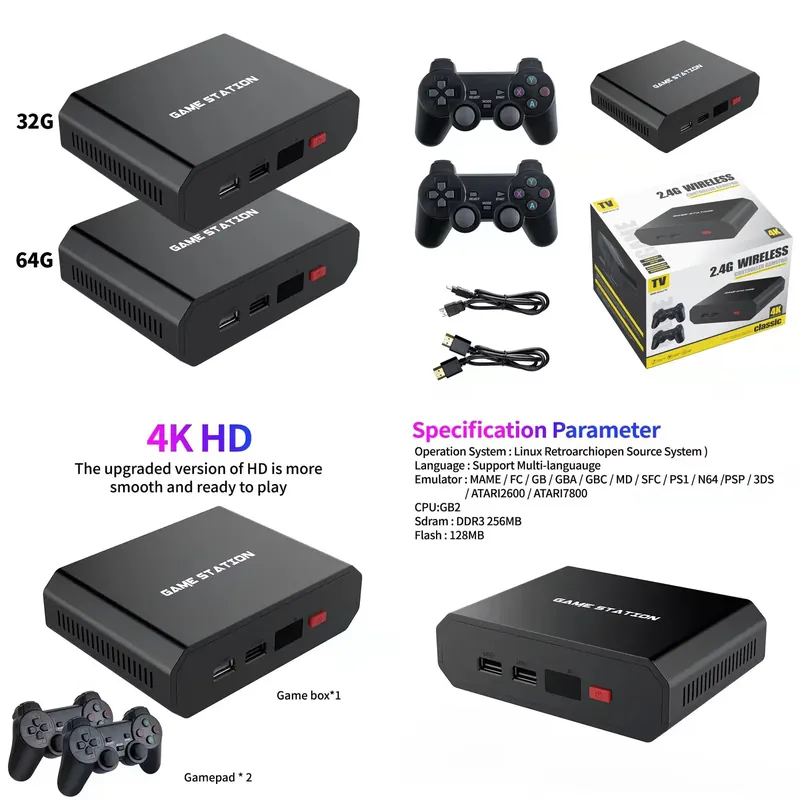 M8plus HD Video Game Console B - Gaming Console With Games 评论和价格