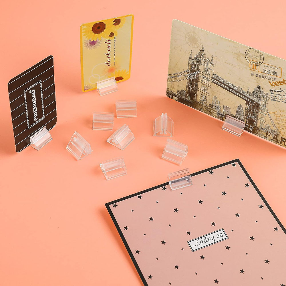 12/24/48Pcs Mini Clear Stands  - Gaming Card Holder 评论和价格